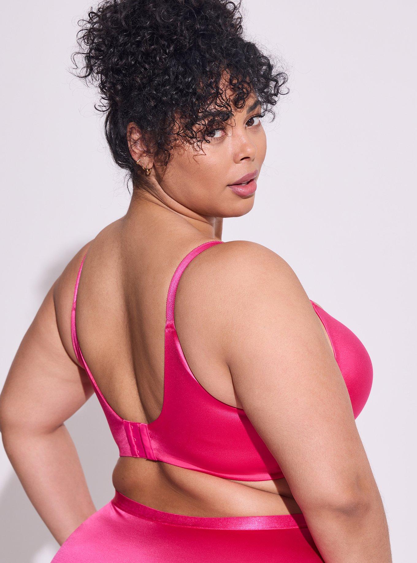 Plus Size Dream Wire-Free Bra, BEET ROOT PURPLE, alternate