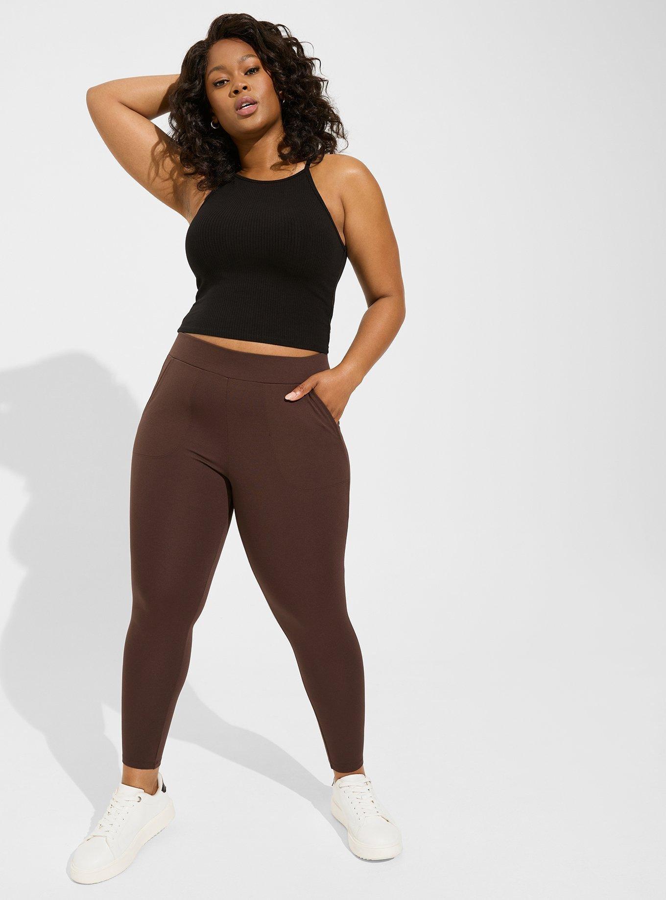 Plus Size Full Length Signature Waist Pocket Ponte Legging Torrid