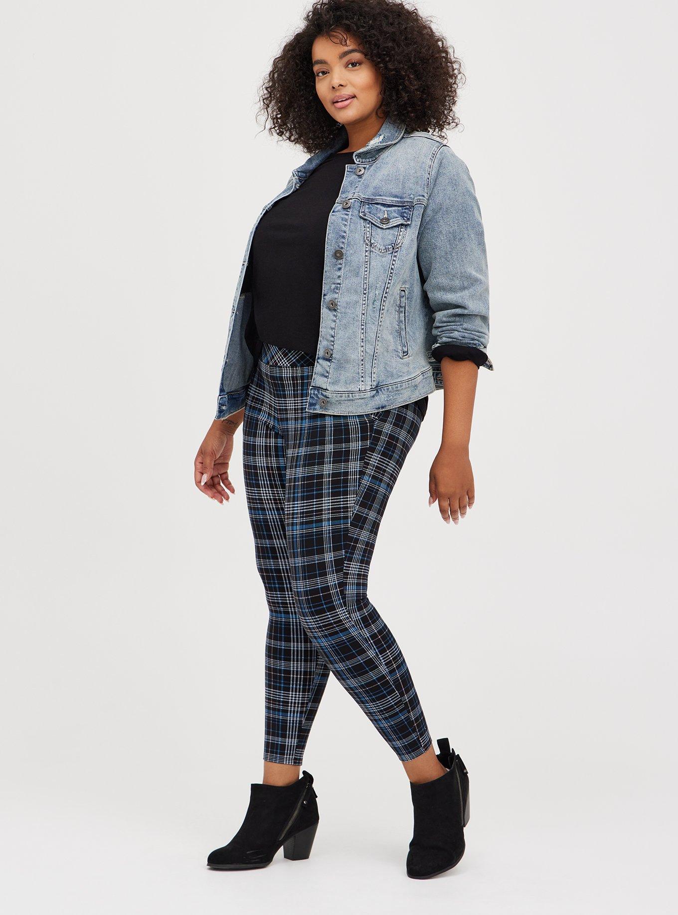 Plaid Ponte Leggings