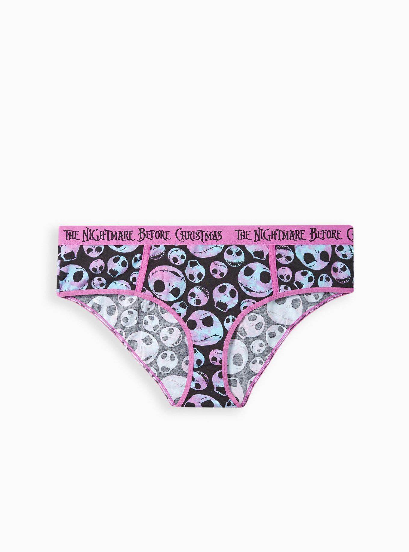 The Nightmare Before Christmas Hipster Panty - Cotton Jack Skellington Purple, , hi-res