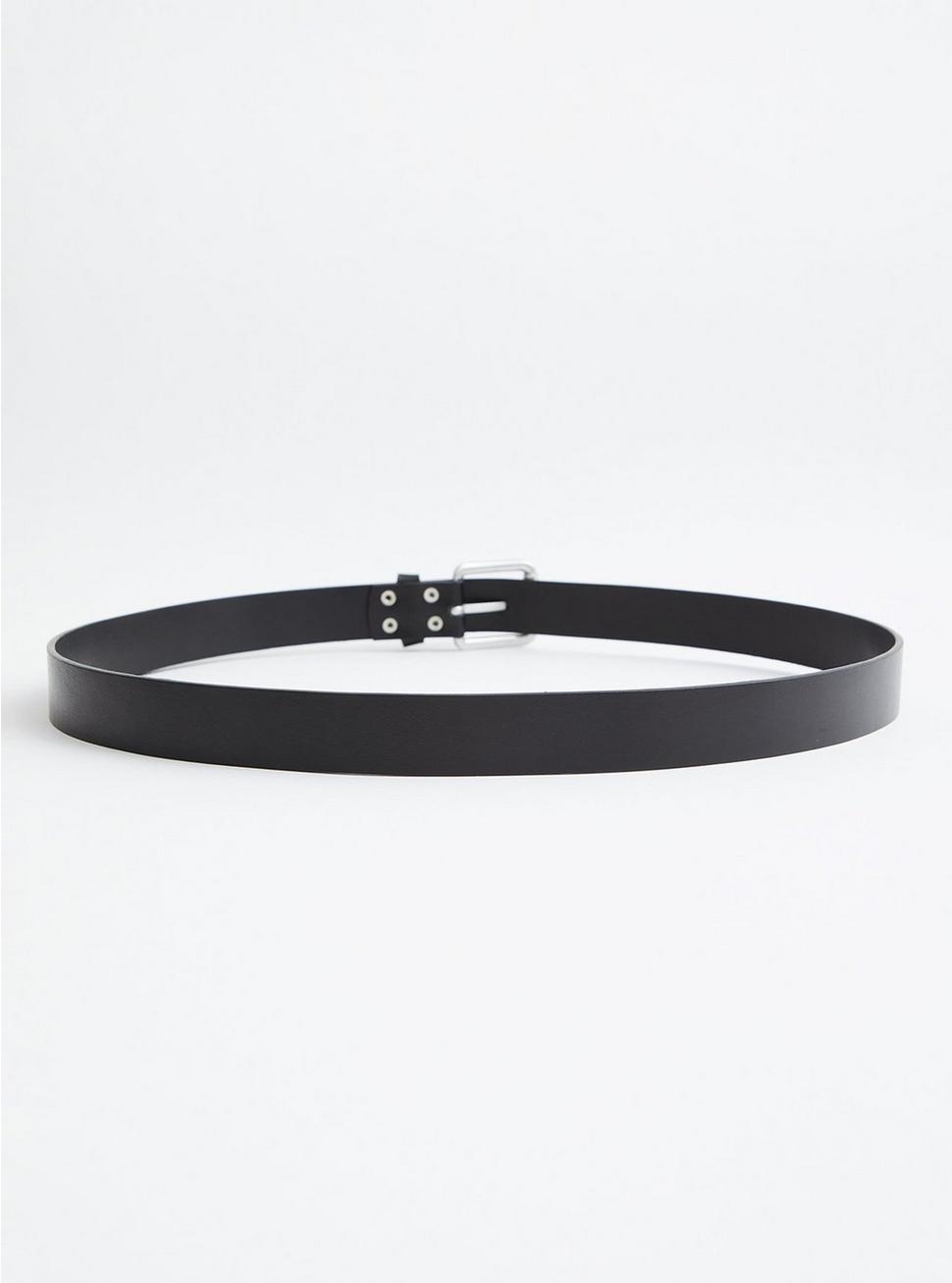 Leather Belt, BLACK, alternate