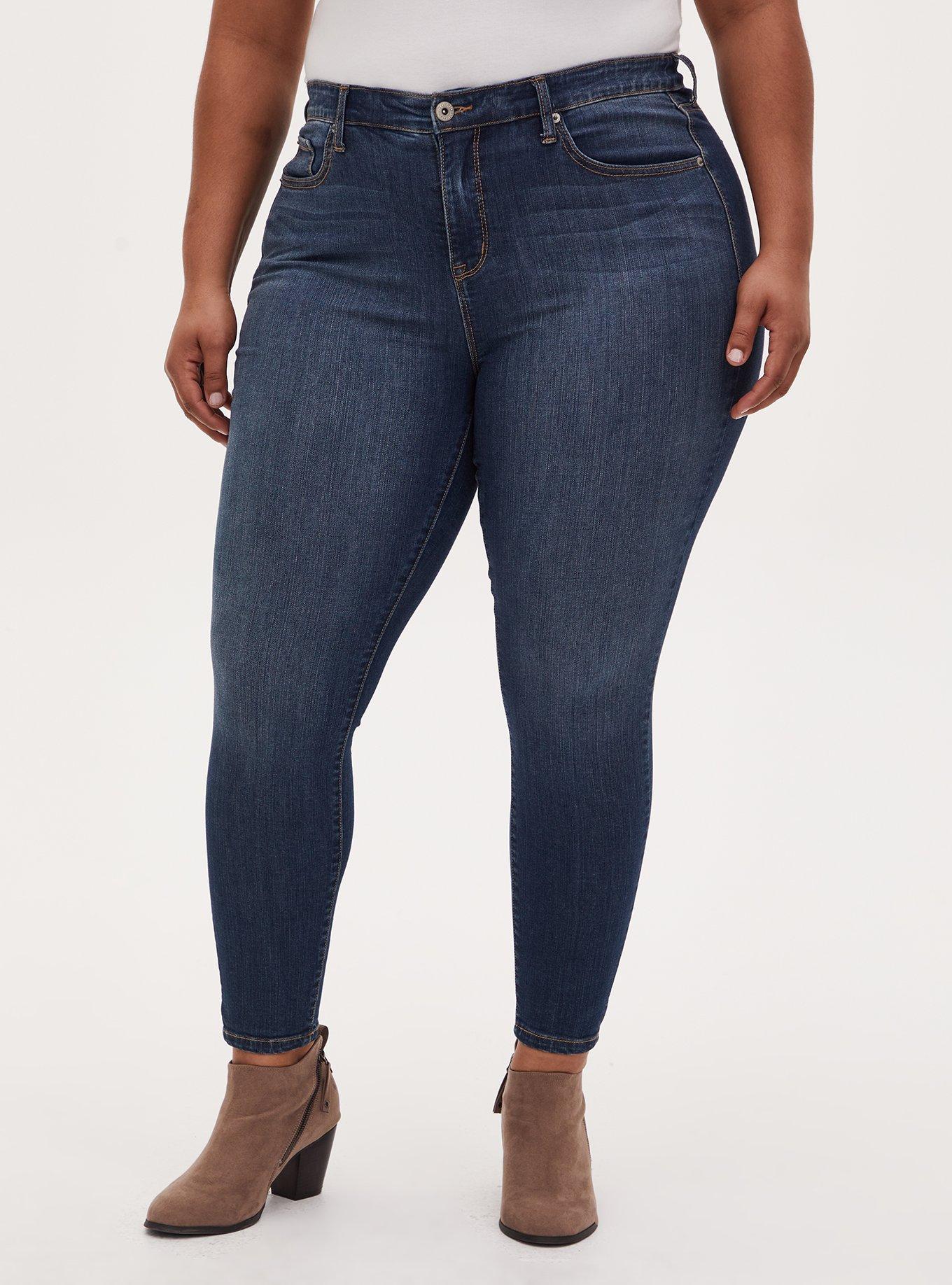 Plus Size - Sky High Skinny Premium Stretch High-Rise Jean - Torrid