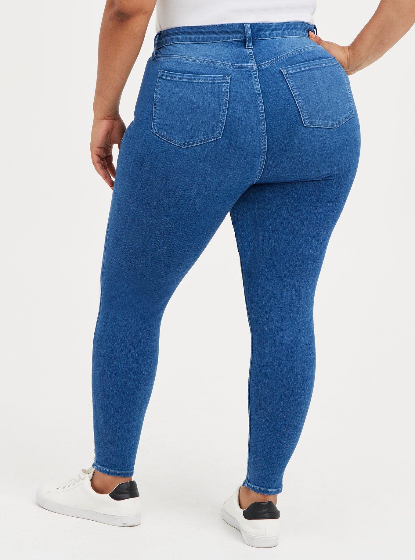 Plus Size - Sky High Skinny Premium Stretch High-Rise Jean - Torrid