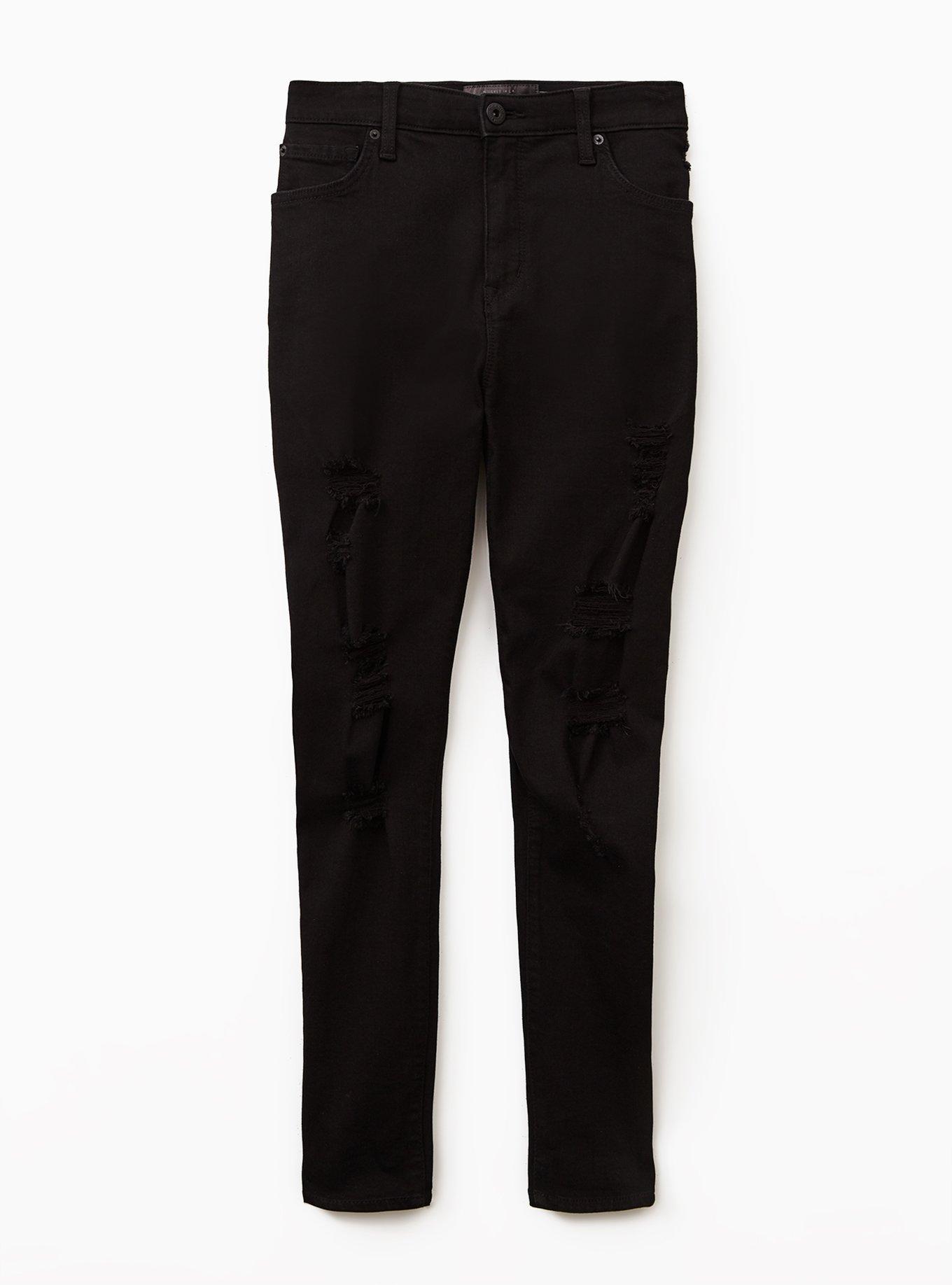 Lakeland Leather Super Stretch Jeggings in Black