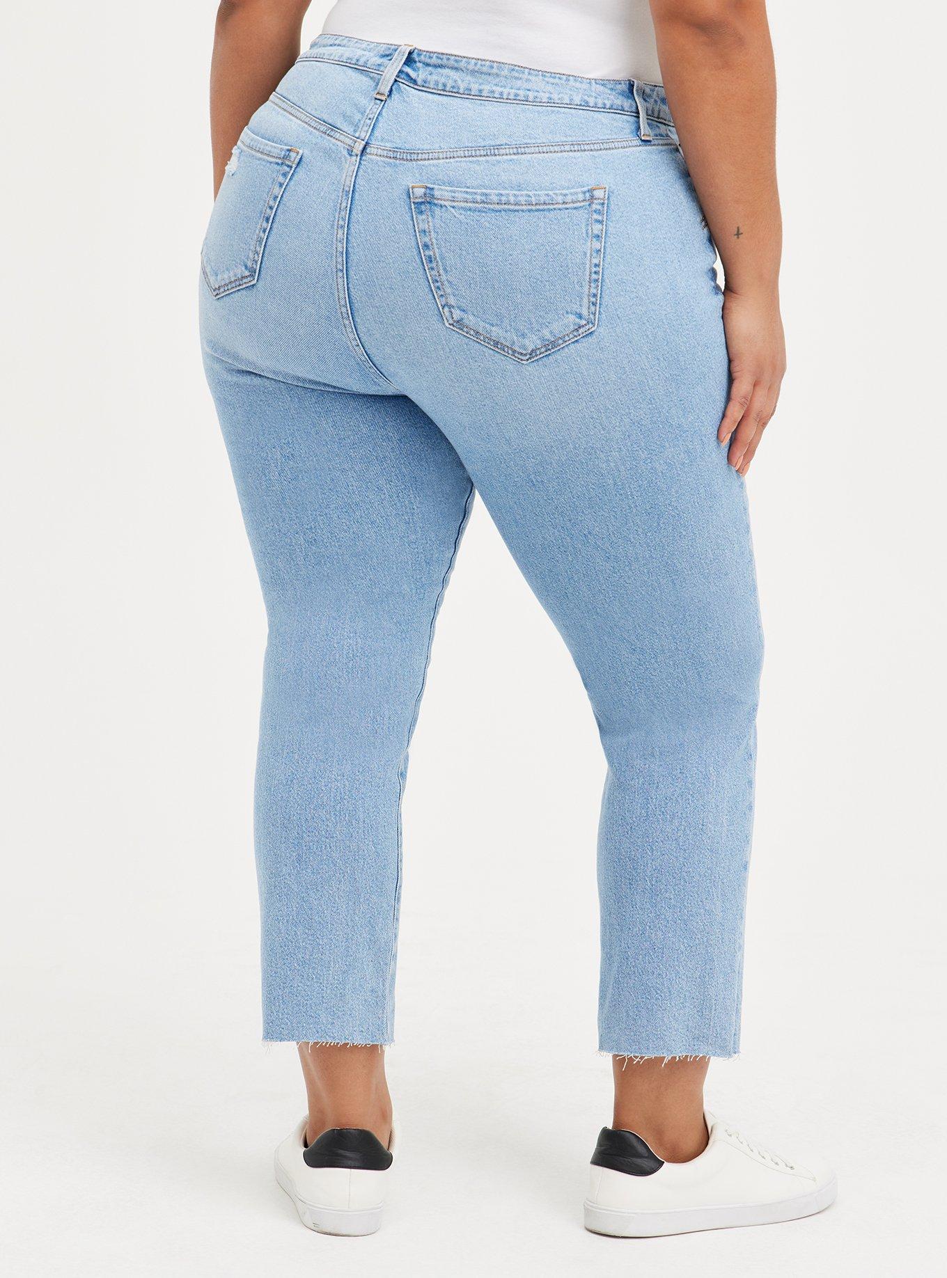 Stovepipe Straight Classic Denim High-Rise Jean, ON THE ROCKS, alternate