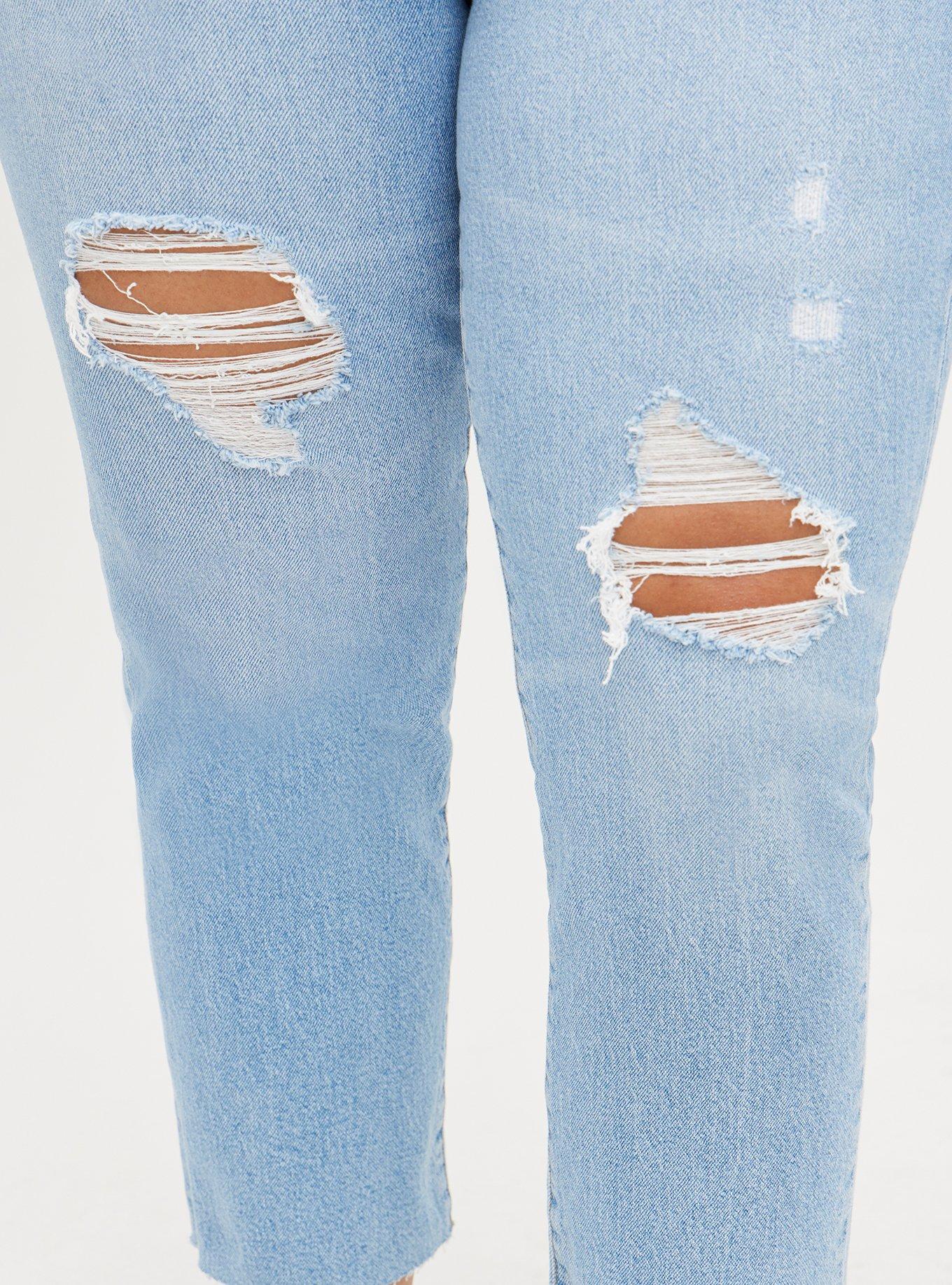 Stovepipe Straight Classic Denim High-Rise Jean, ON THE ROCKS, alternate