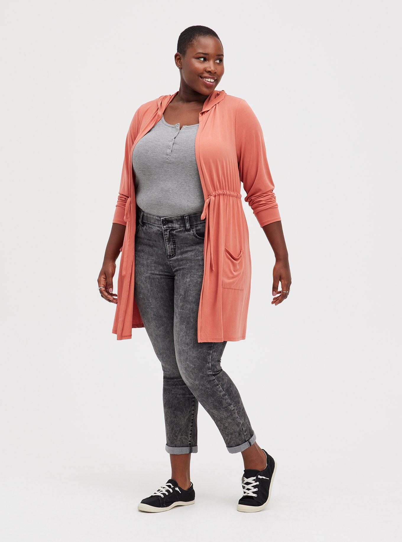 Hooded Anorak - Cupro Rusty Brown, BROWN, alternate