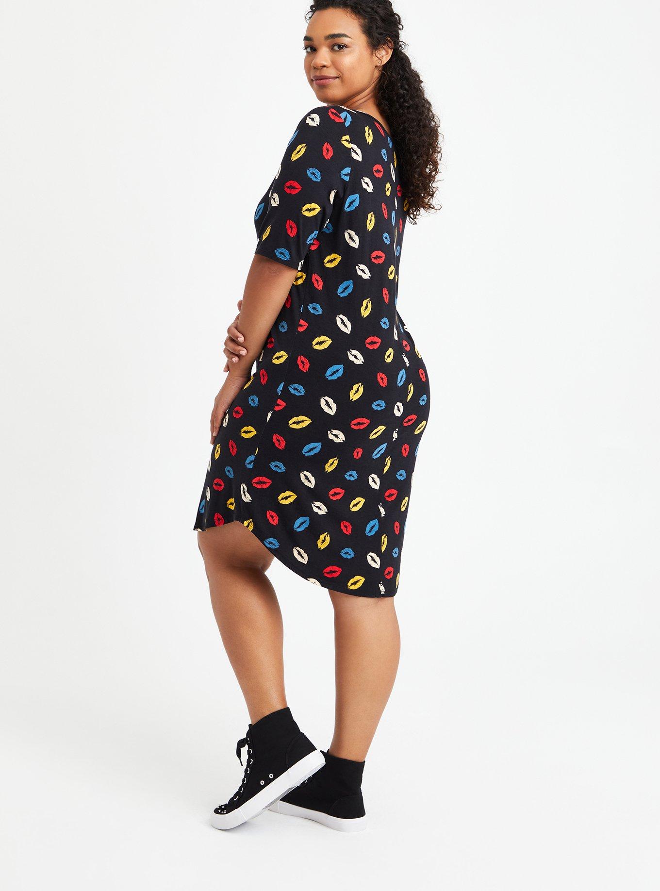 Plus Size - Mini Super Soft Tee Shirt Dress - Torrid