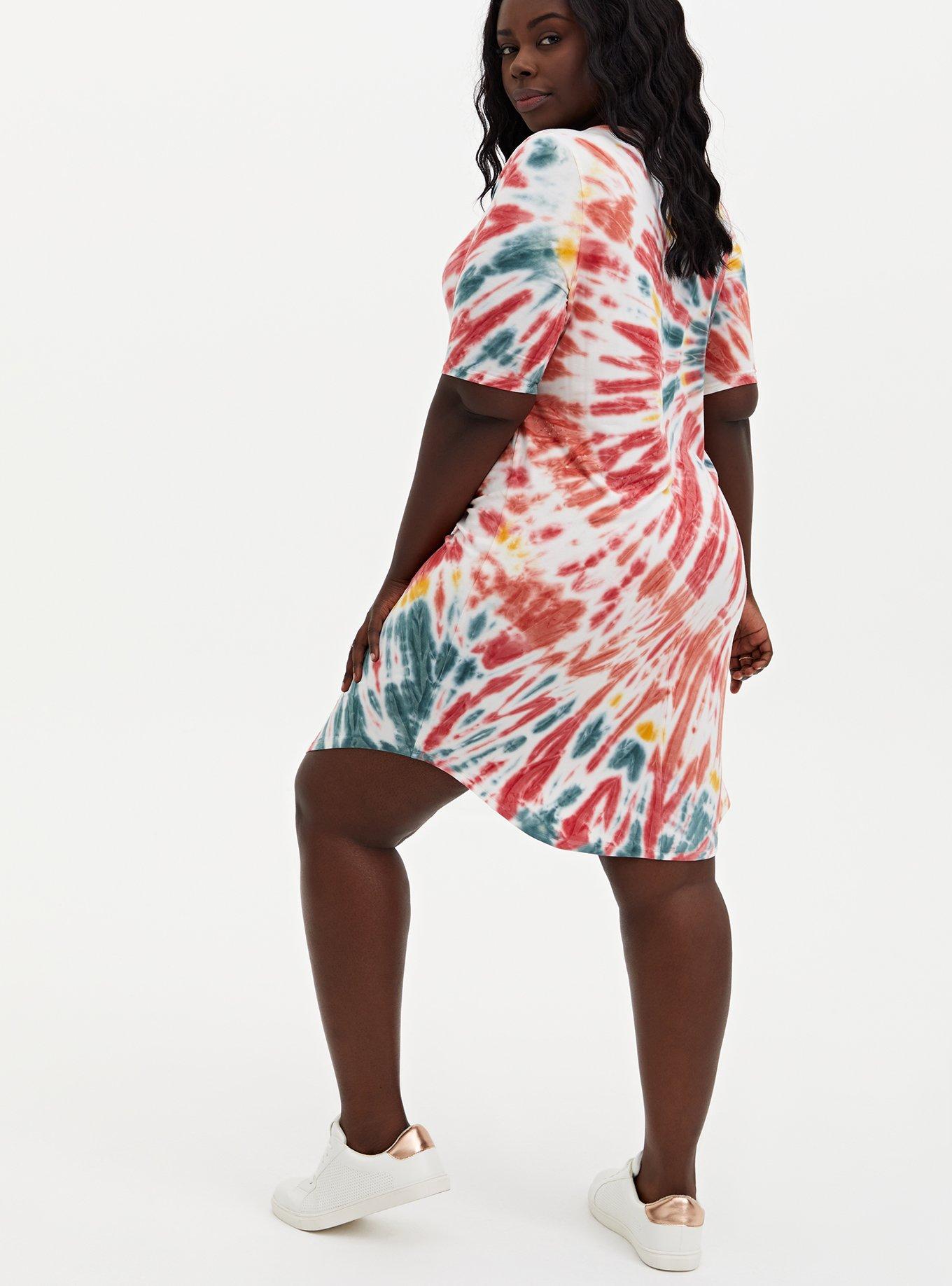 Plus Size - Mini Super Soft Tee Shirt Dress - Torrid