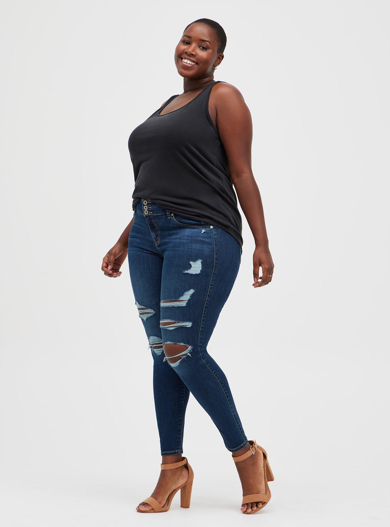 Cupro Scoop Neck Tank, DEEP BLACK, alternate