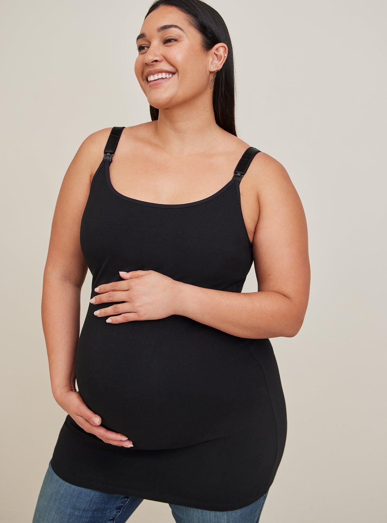 Buy 9months Maternity Black Plus Size Nursing Bra Online