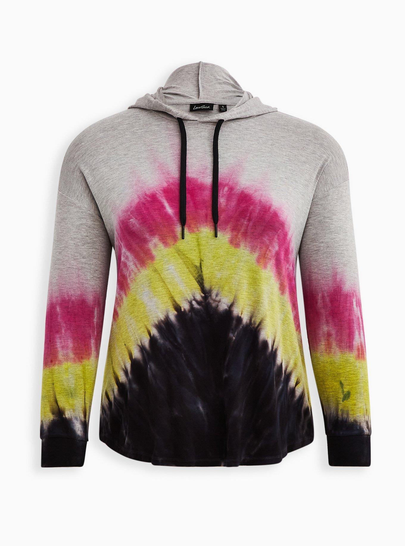 Where I'm From Philadelphia Tie Dye City Code Fleece Cropped