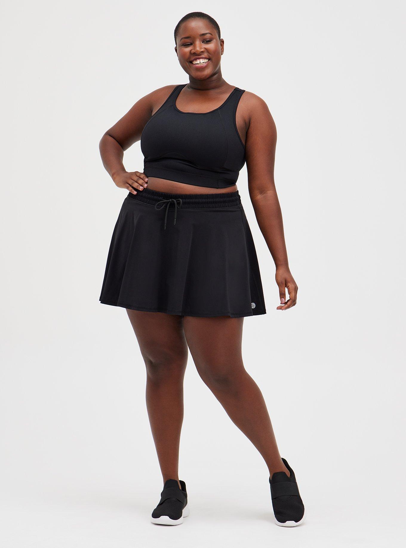 plus size active skort