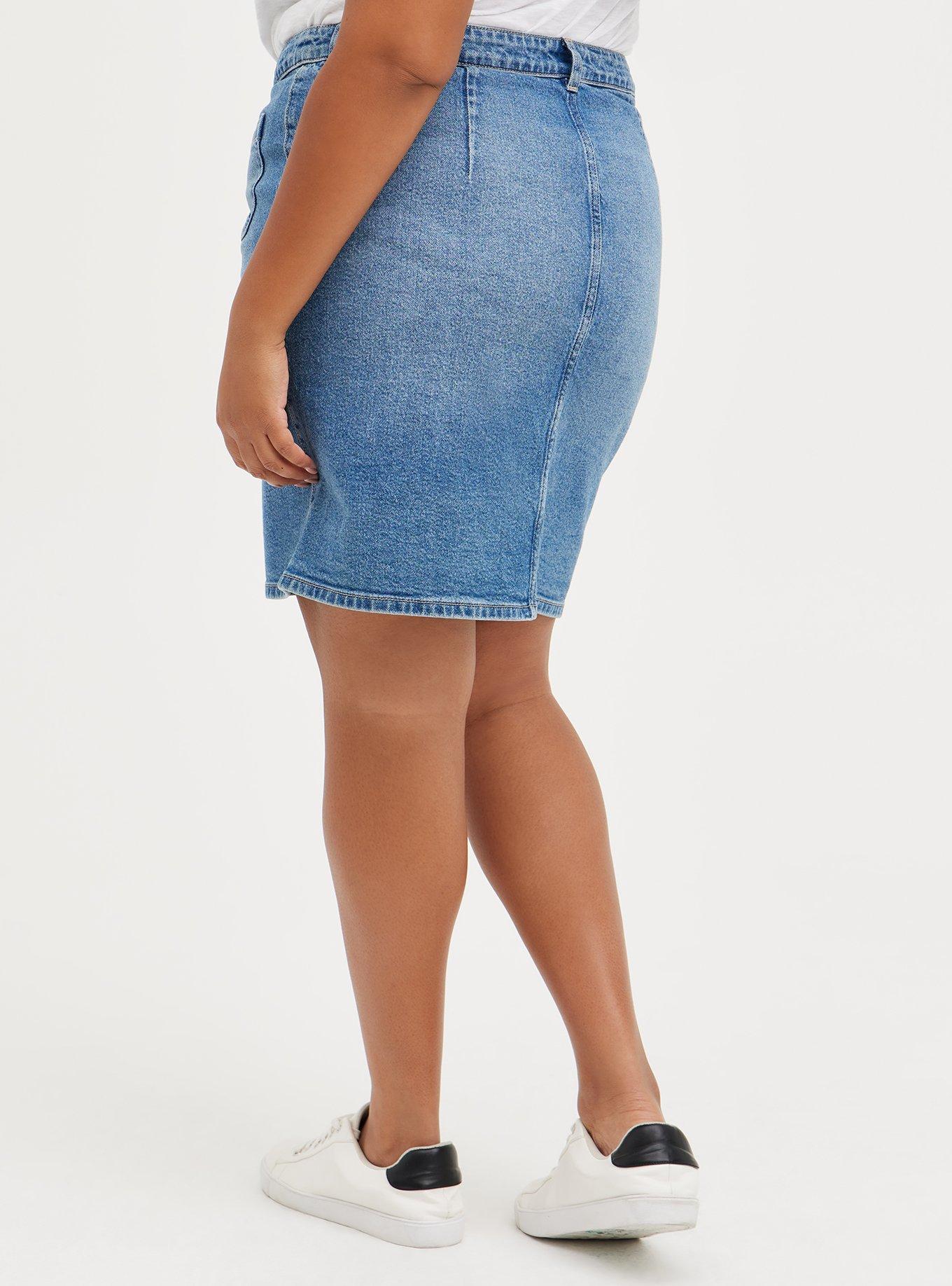 Torrid store denim skirt