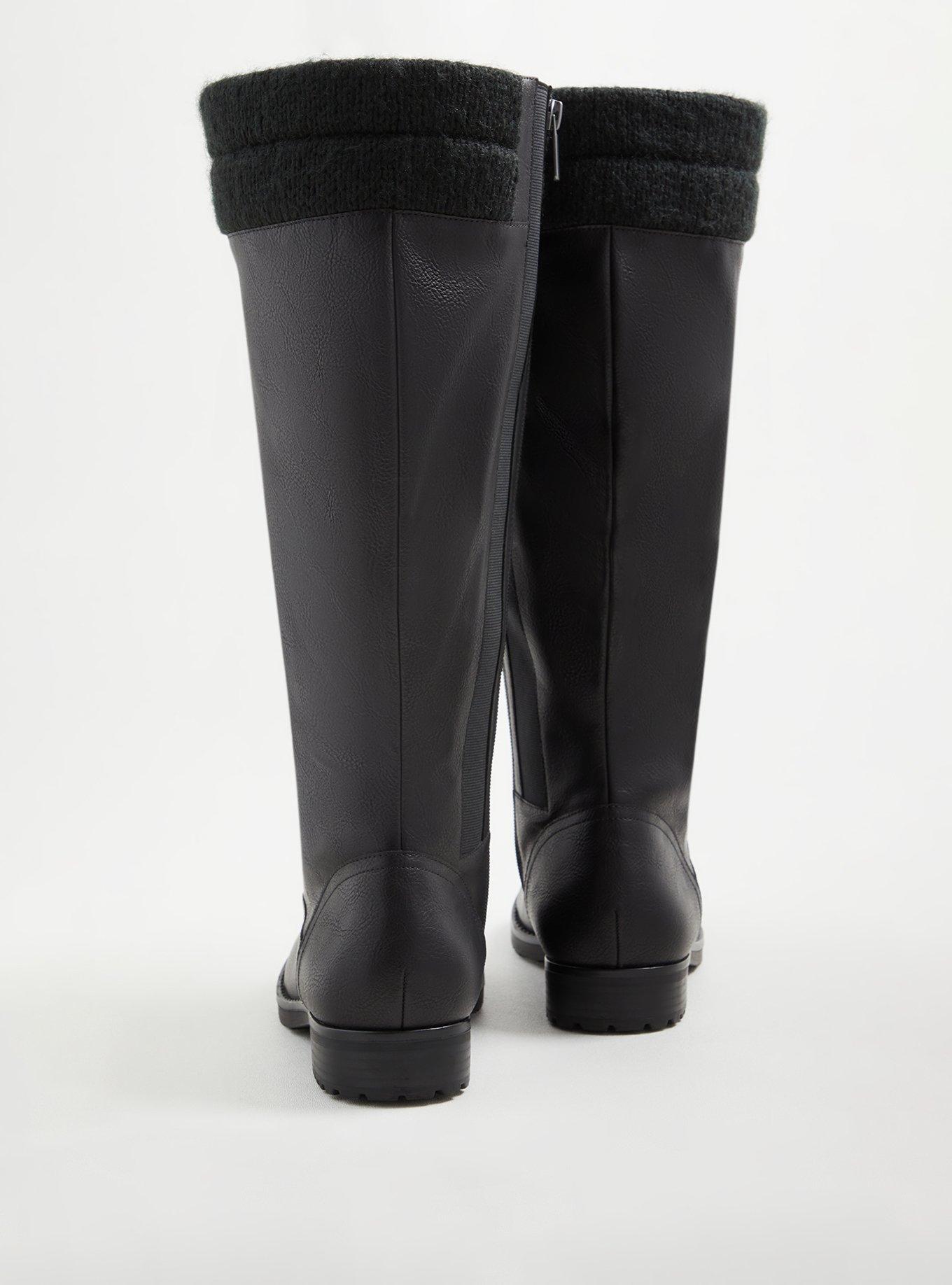 Torrid lace up on sale knee high boots