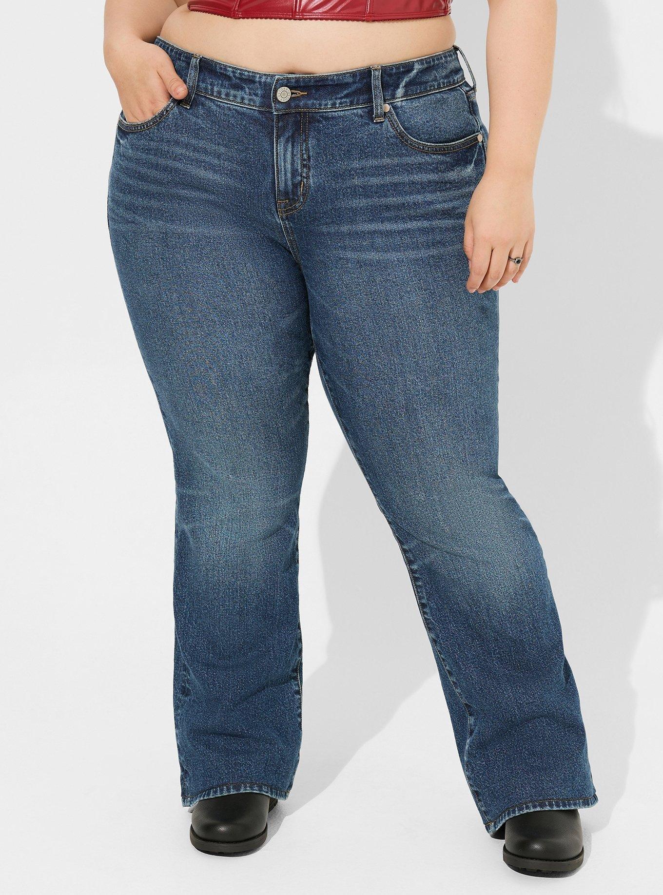 Mid rise perfect boot jeans