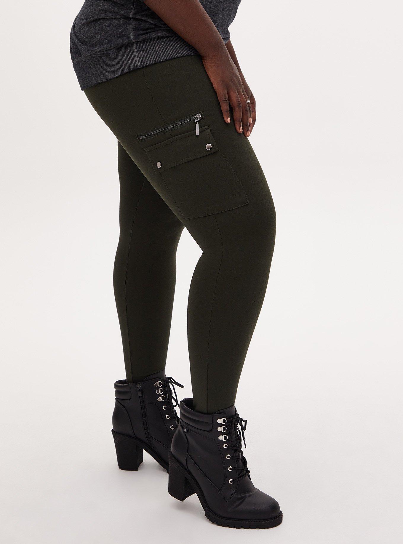 Haley Heathered Cargo Legging