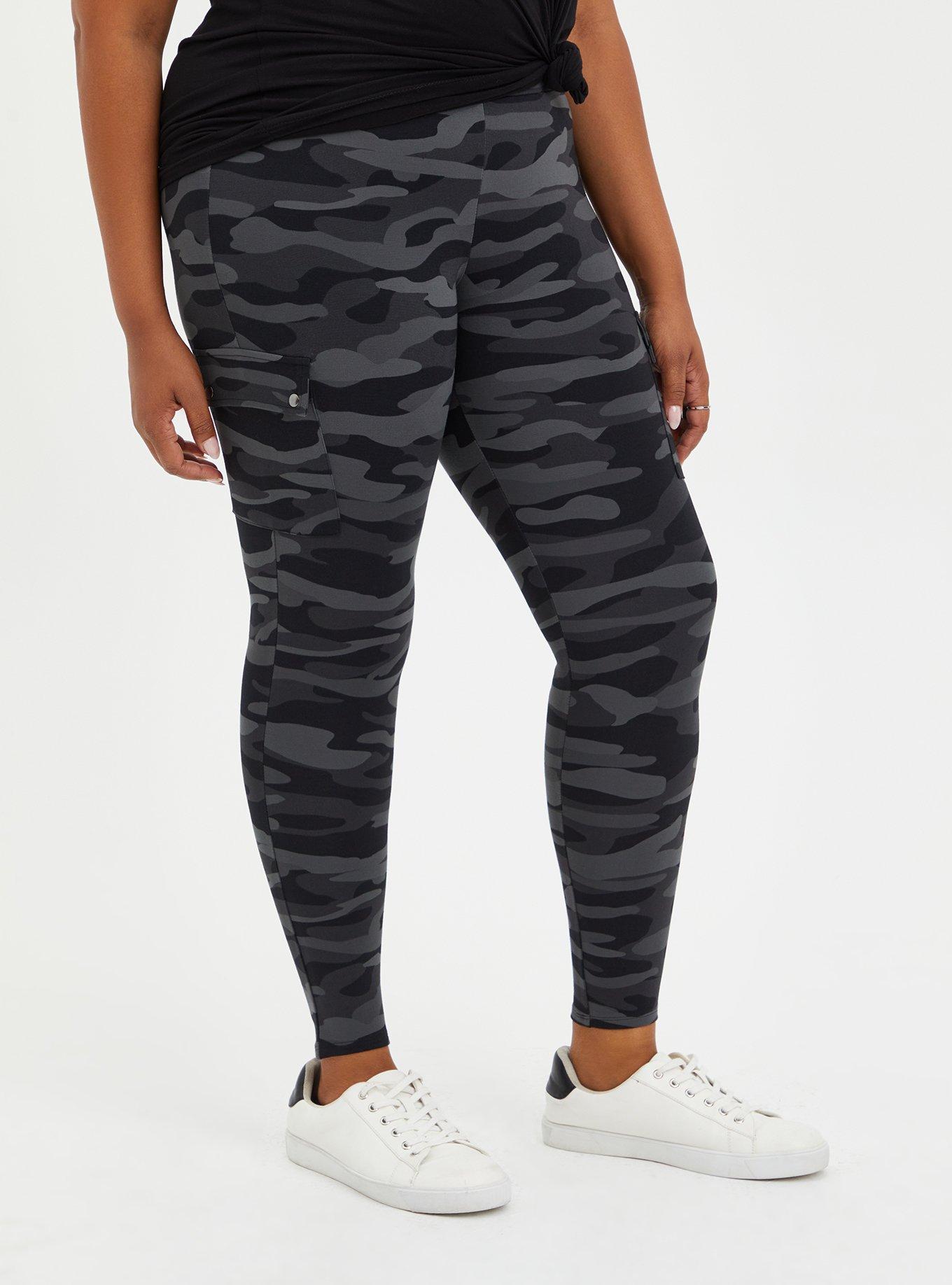 Plus Size - Full Length Signature Waist Ponte Cargo Legging - Torrid