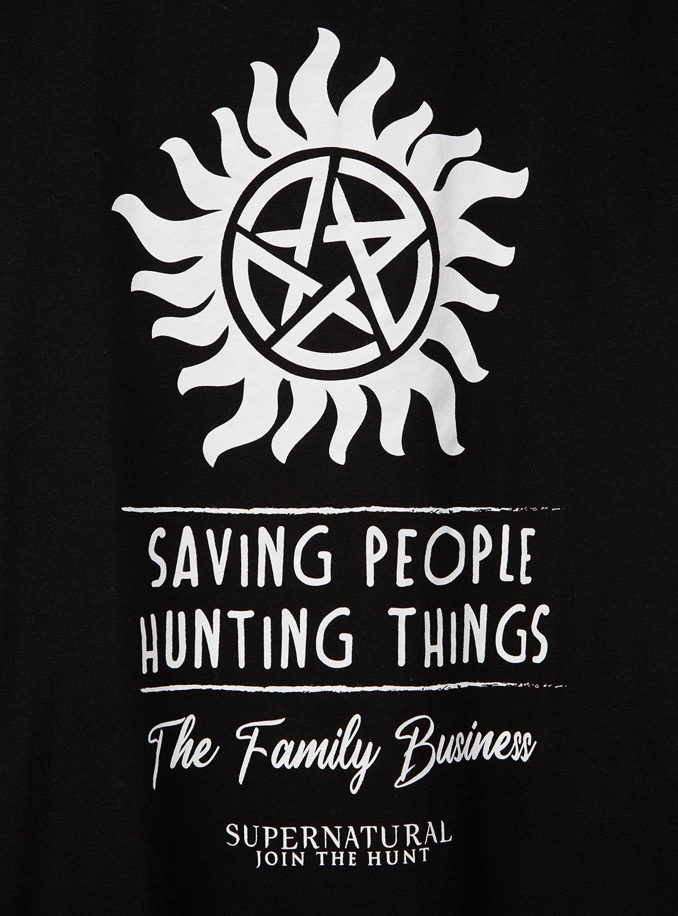 Plus Size Classic Fit Crew Tee - Saving People Black , DEEP BLACK, alternate