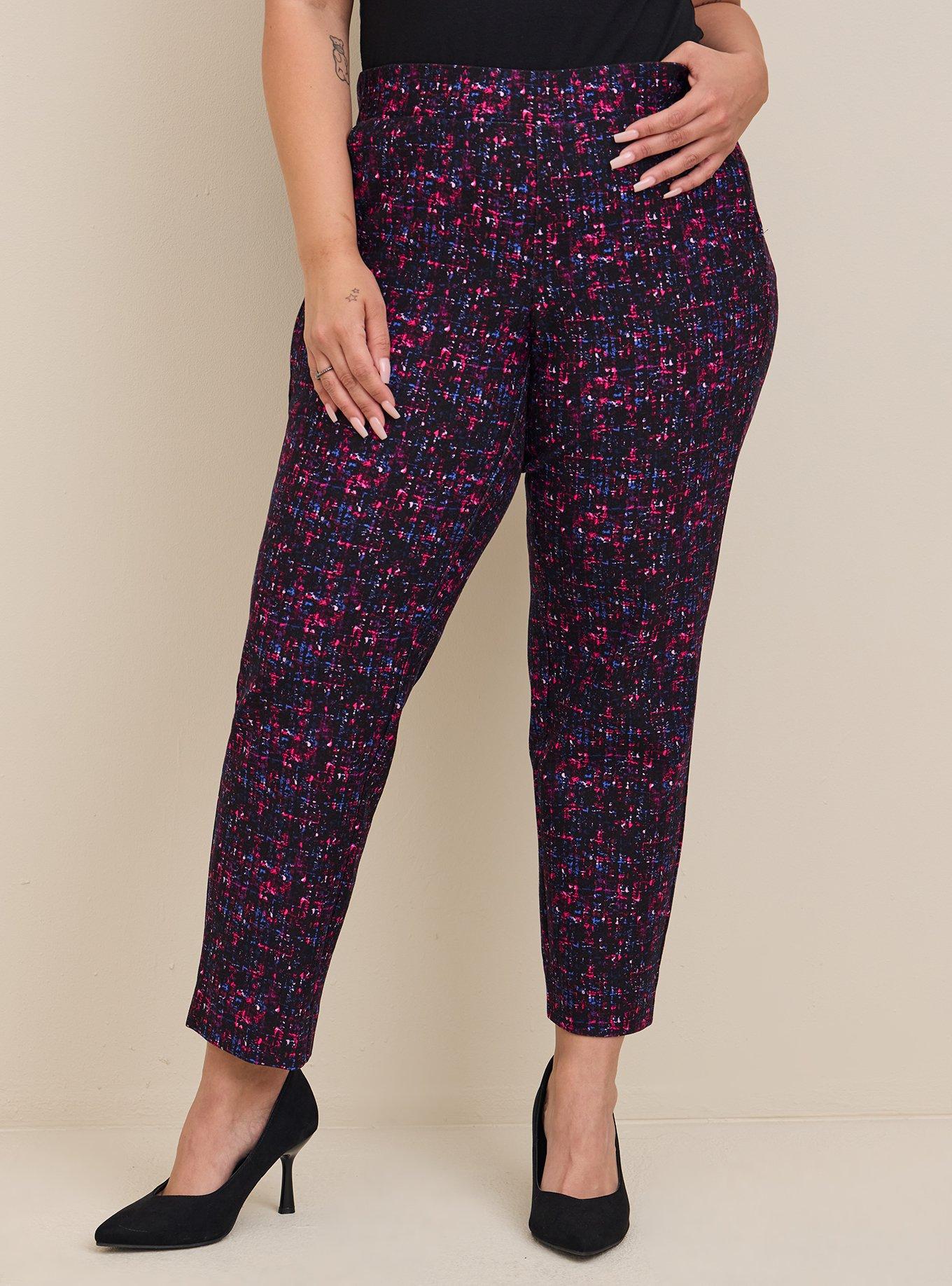 Plus Size - Pull-On Relaxed Taper Studio Luxe Ponte High-Rise Pant - Torrid