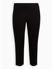 Plus Size Pull-On Relaxed Taper Studio Luxe Ponte High-Rise Pant, , hi-res