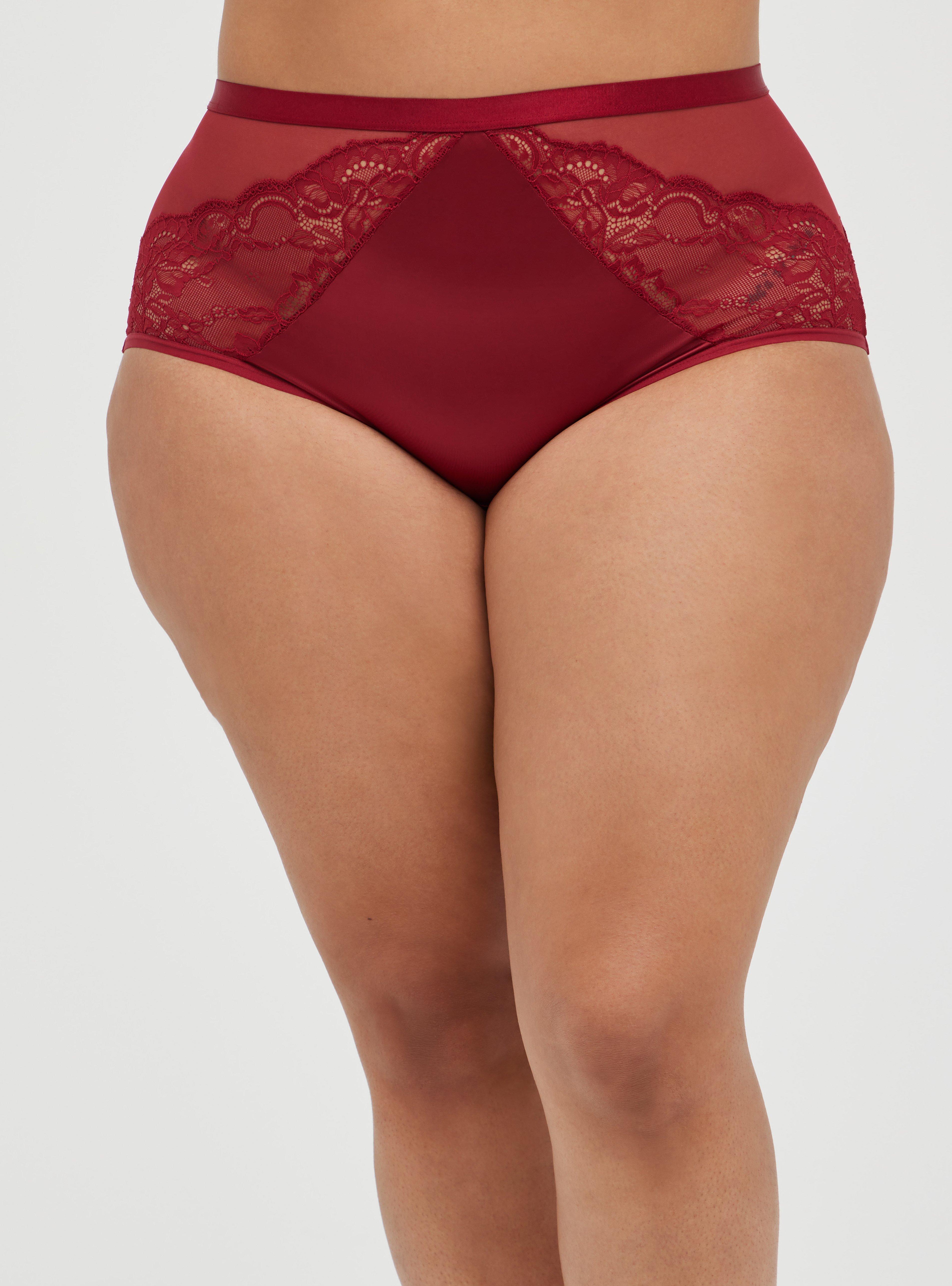 Smart & Sexy Women's Lace High-Waisted Cheeky Panty, Style-SA905