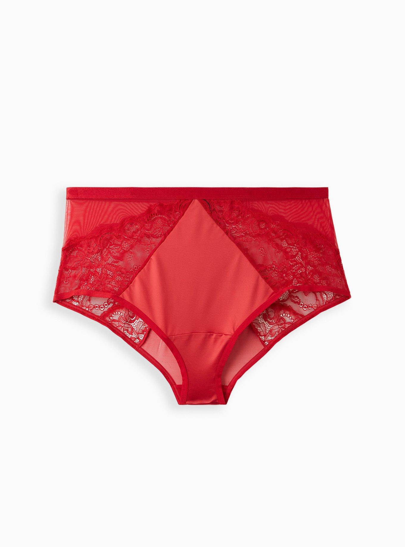 Poppy Red Cheeky Panties // Seamless Luxury Panties // EBY™