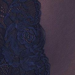 High-Rise Floral Lace Brief Panty, PEACOAT, swatch
