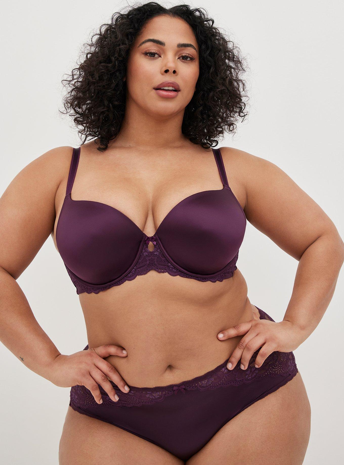Perfect T-Shirt Bra, BLACKBERRY WINE, alternate