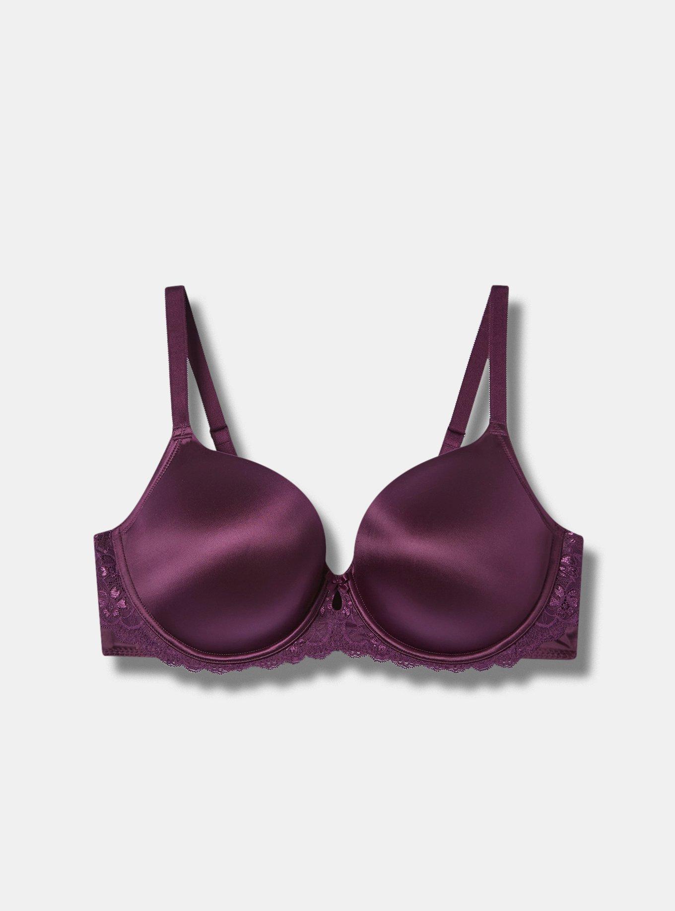 Women's High Cut Lace Bikini Underwear - Auden™ Plum Purple S