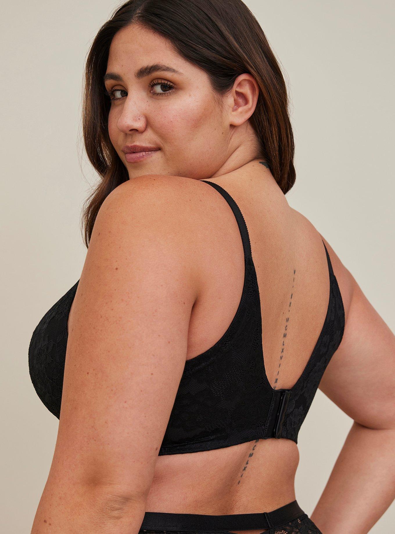 Dream Wire-Free Push Bra, RICH BLACK, alternate