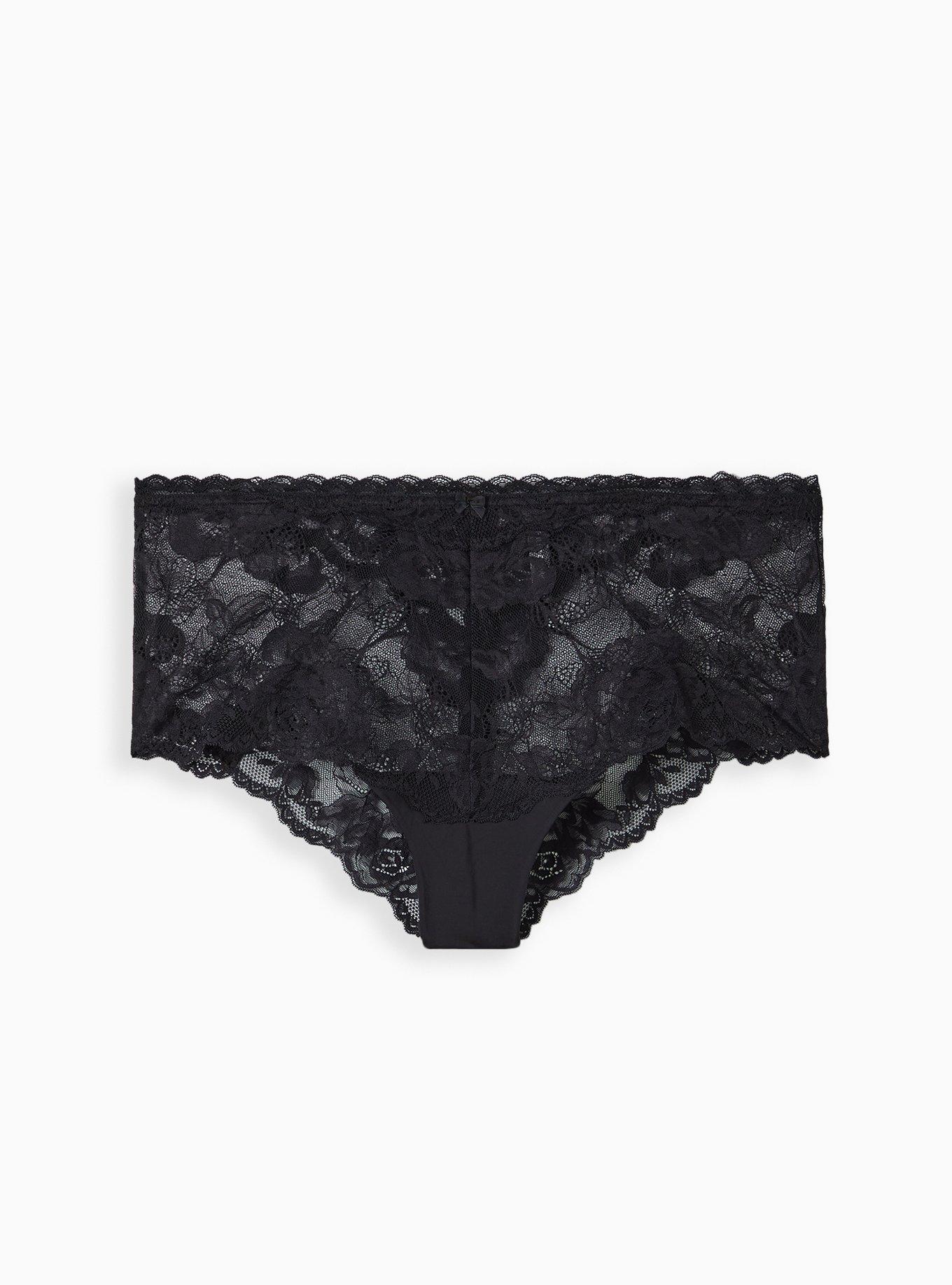 Personalized Black Cheeky Underwear For Her