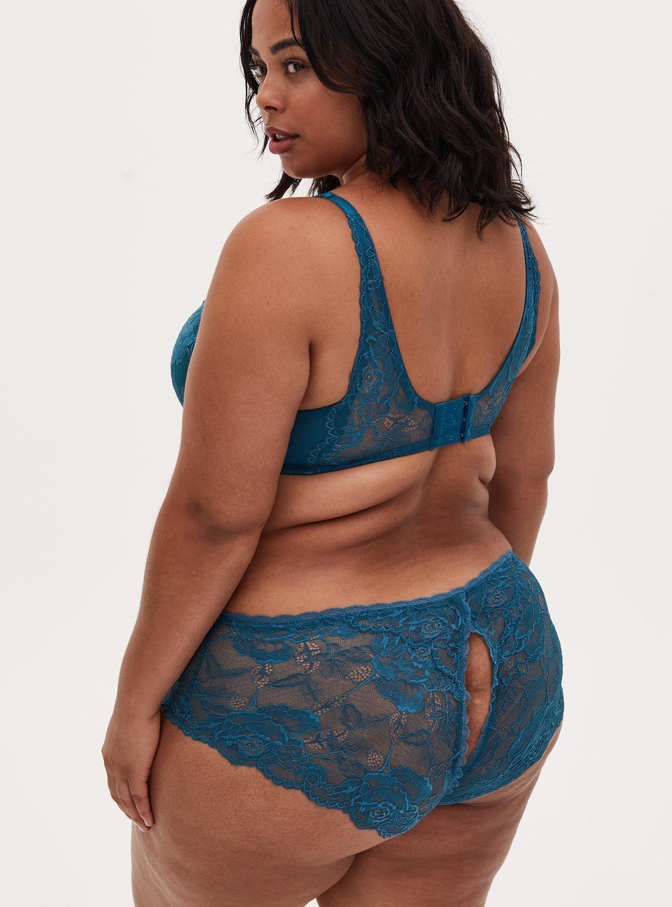 torrid, Intimates & Sleepwear, 2for3 Torrid Floral Lace Cheeky Panty  Underwear With Open Back Slit 3x