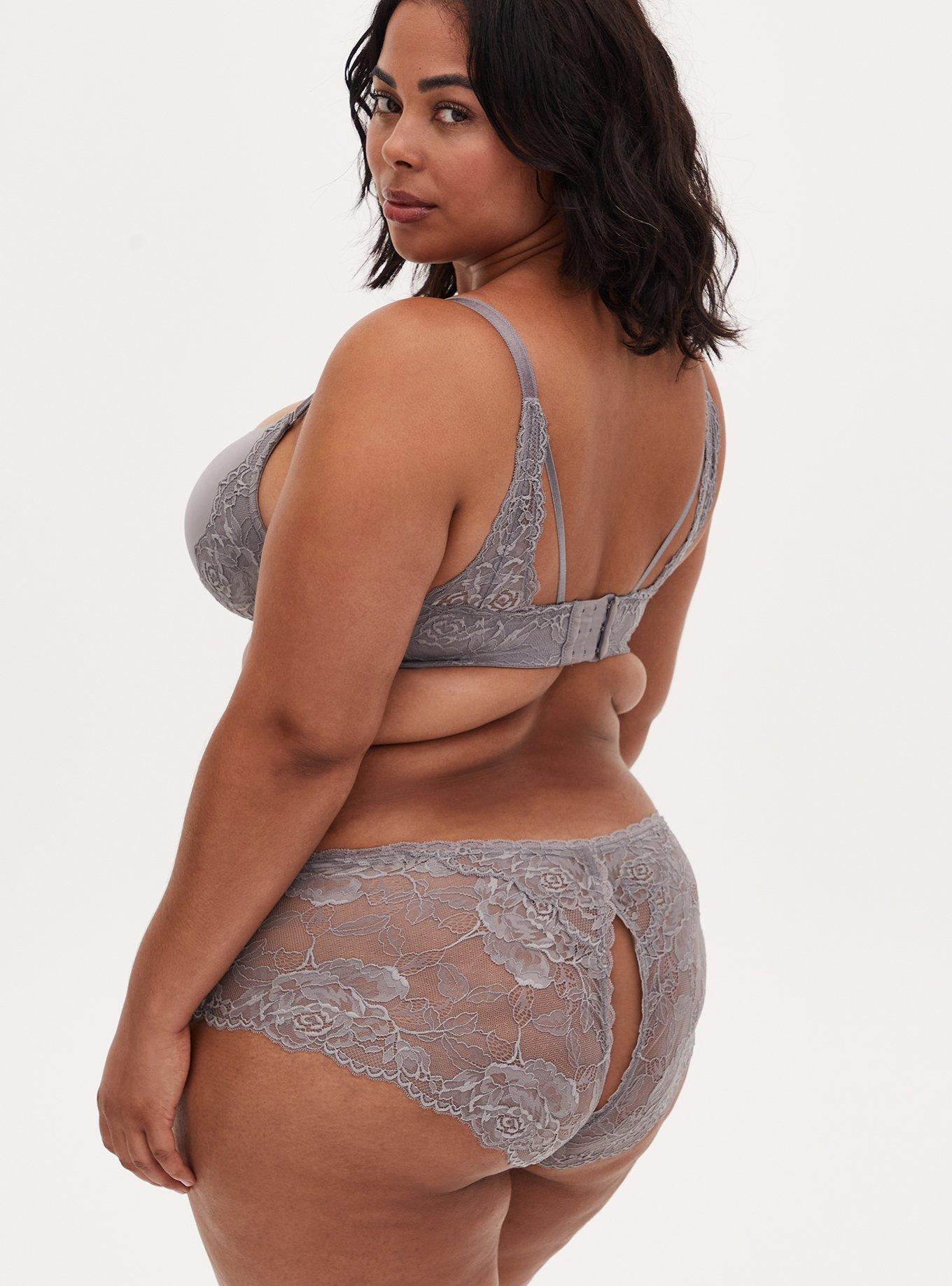 TORRID Lace High Waist Cheeky Panty With Open Bum