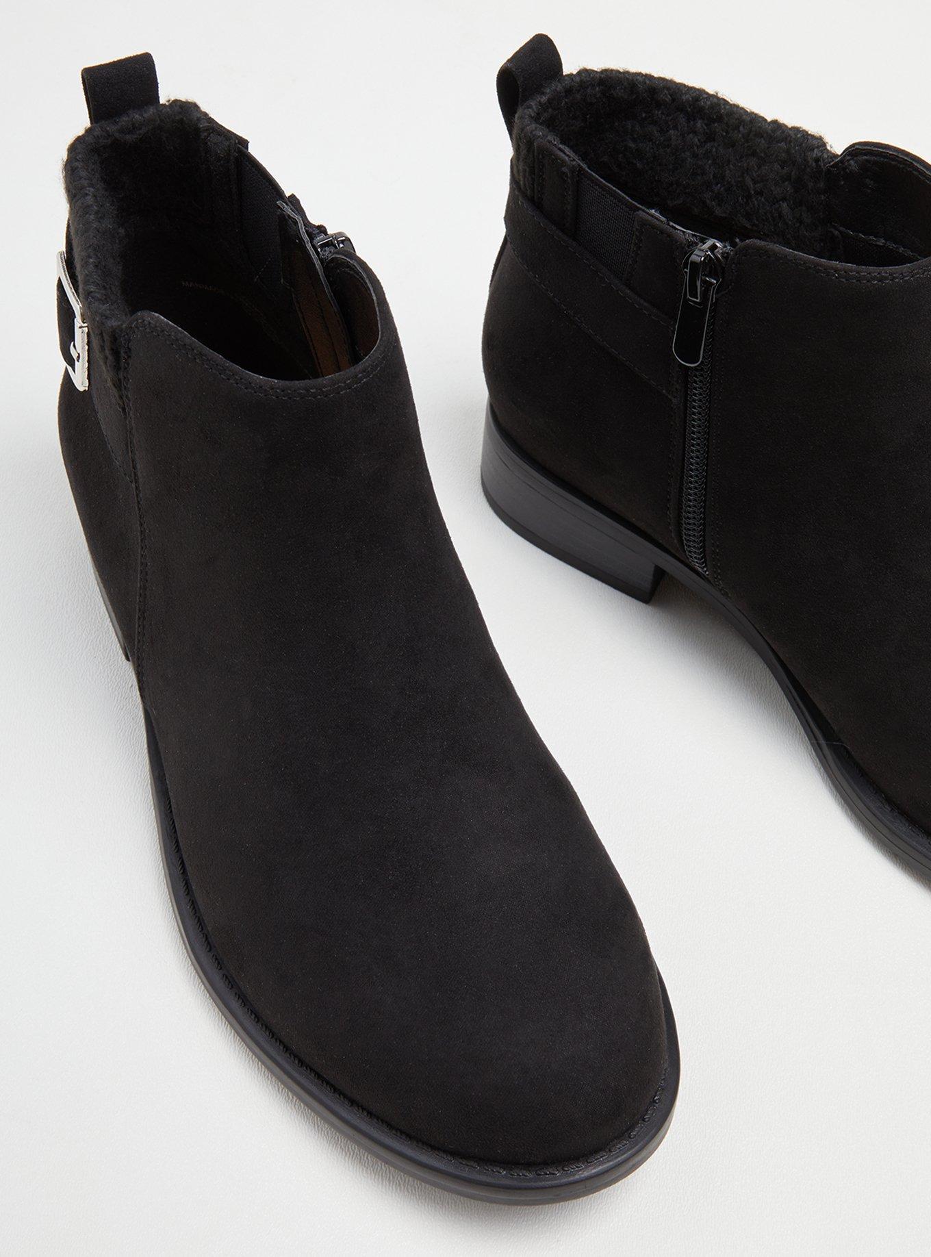 Plus Size Sweater Bootie (WW), BLACK, alternate
