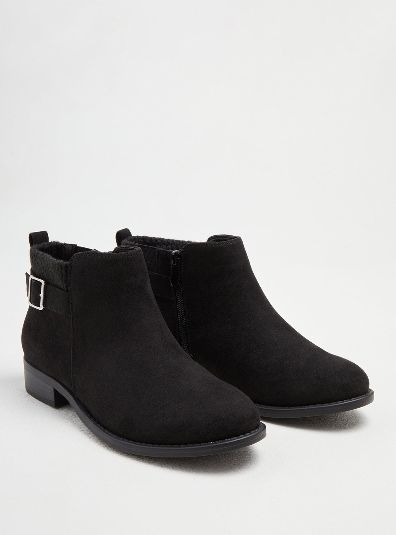 Plus Size Sweater Bootie (WW), BLACK, hi-res