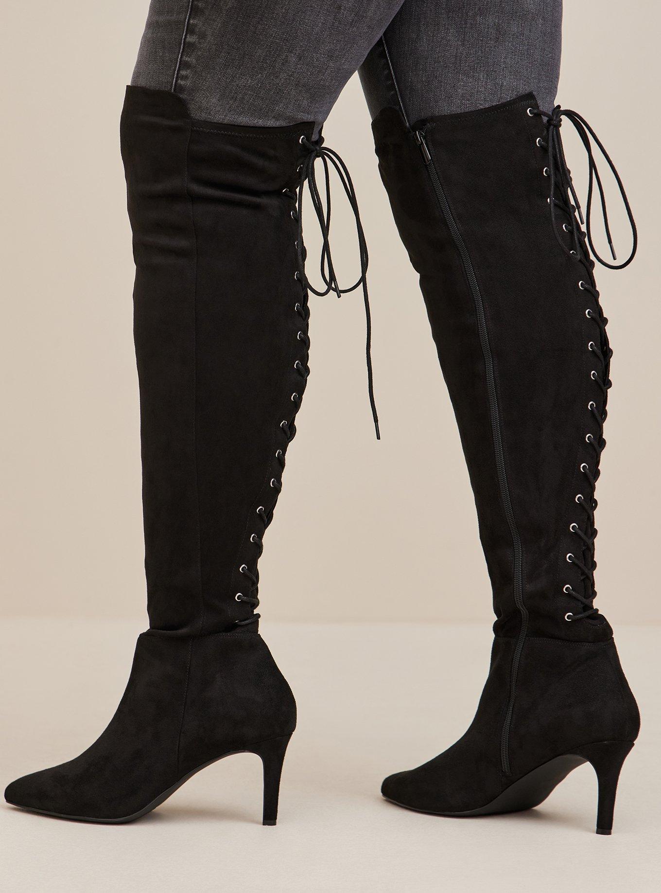 Stiletto Over The Knee Boot (WW), BLACK, alternate