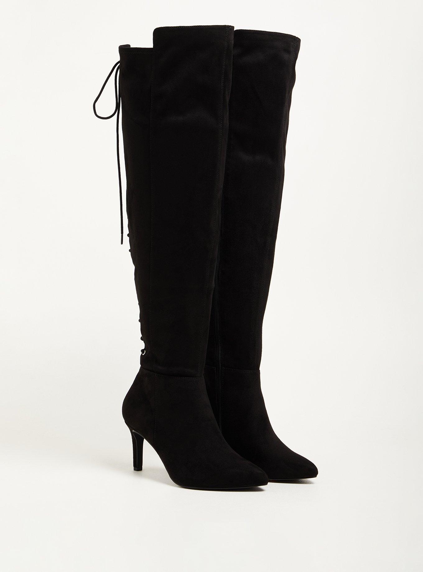 Stiletto Over The Knee Boot (WW), BLACK, hi-res