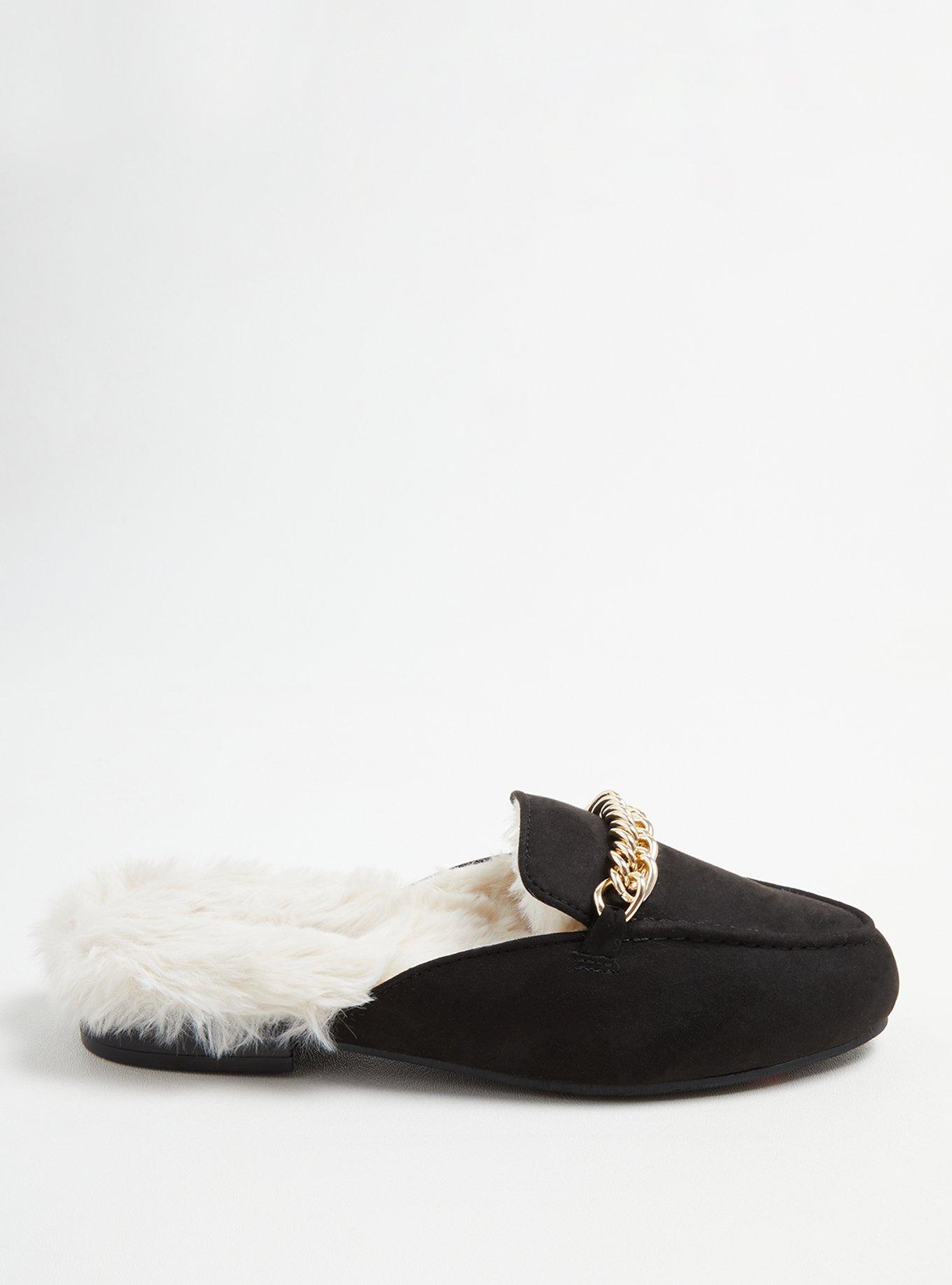 Plus Size Fur Lined Mule (WW) Torrid
