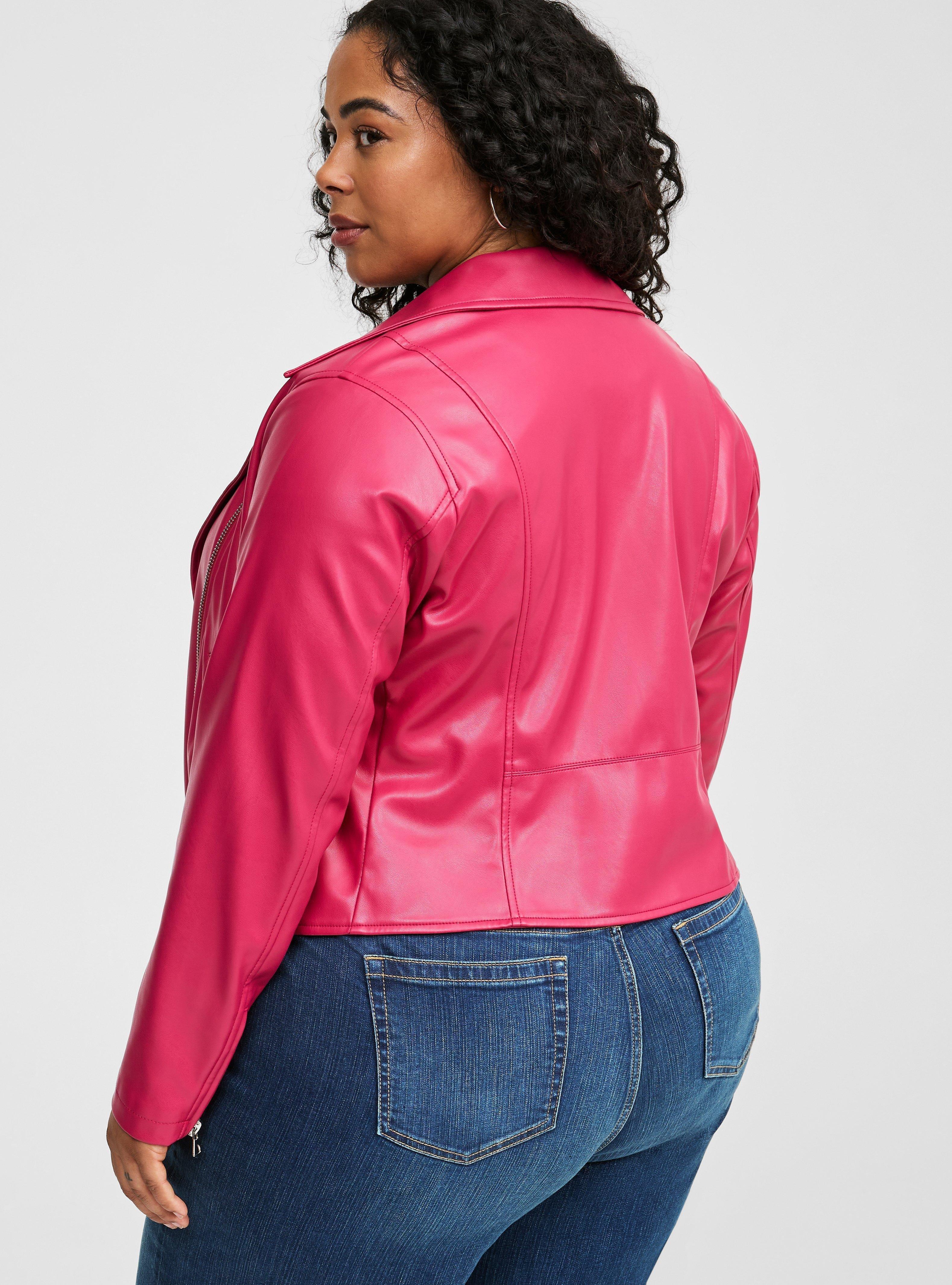 Outlet Torrid Faux Leather Moto Jacket