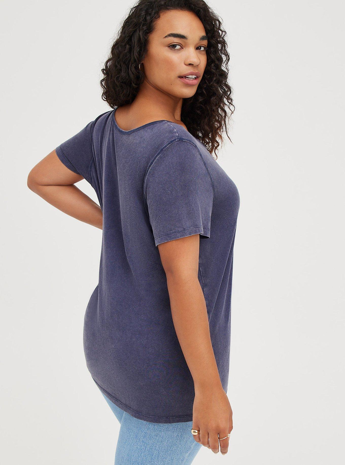 NEWYORKLISTED STYLE COLLECTION: Lace Patchwork Detail Notched Mineral Wash Sweatshirt main image 1