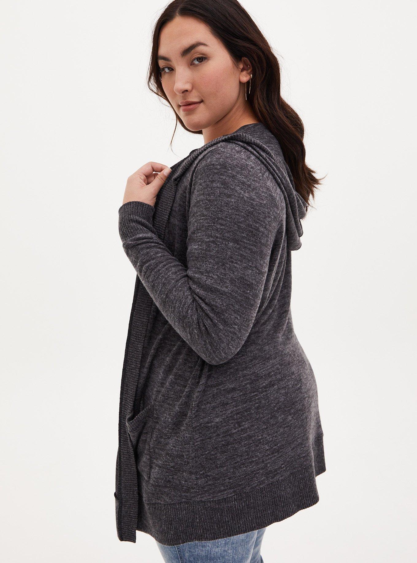 Plus Size - Super Soft Plush Cardigan Open Front - Torrid