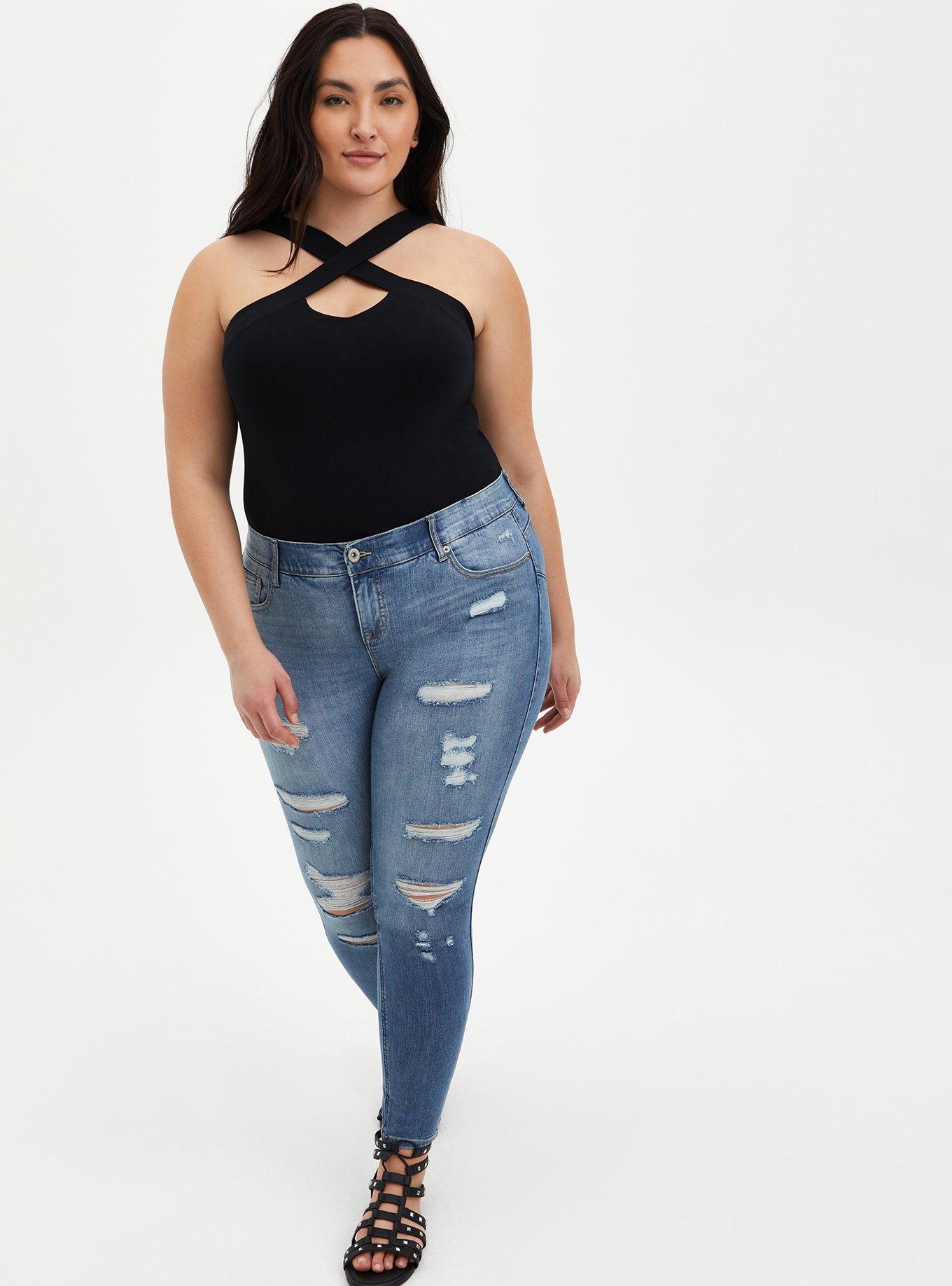 Front criss cross top