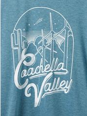 Graphic Classic Fit Lt Weight French Terry Off-Shoulder Sweatshirt, COACHELLA BLUE WASH, alternate
