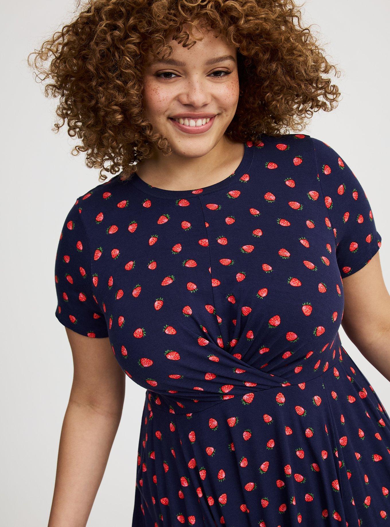 torrid skater dresses Plus Size - Foxy Skater Mini Dress
