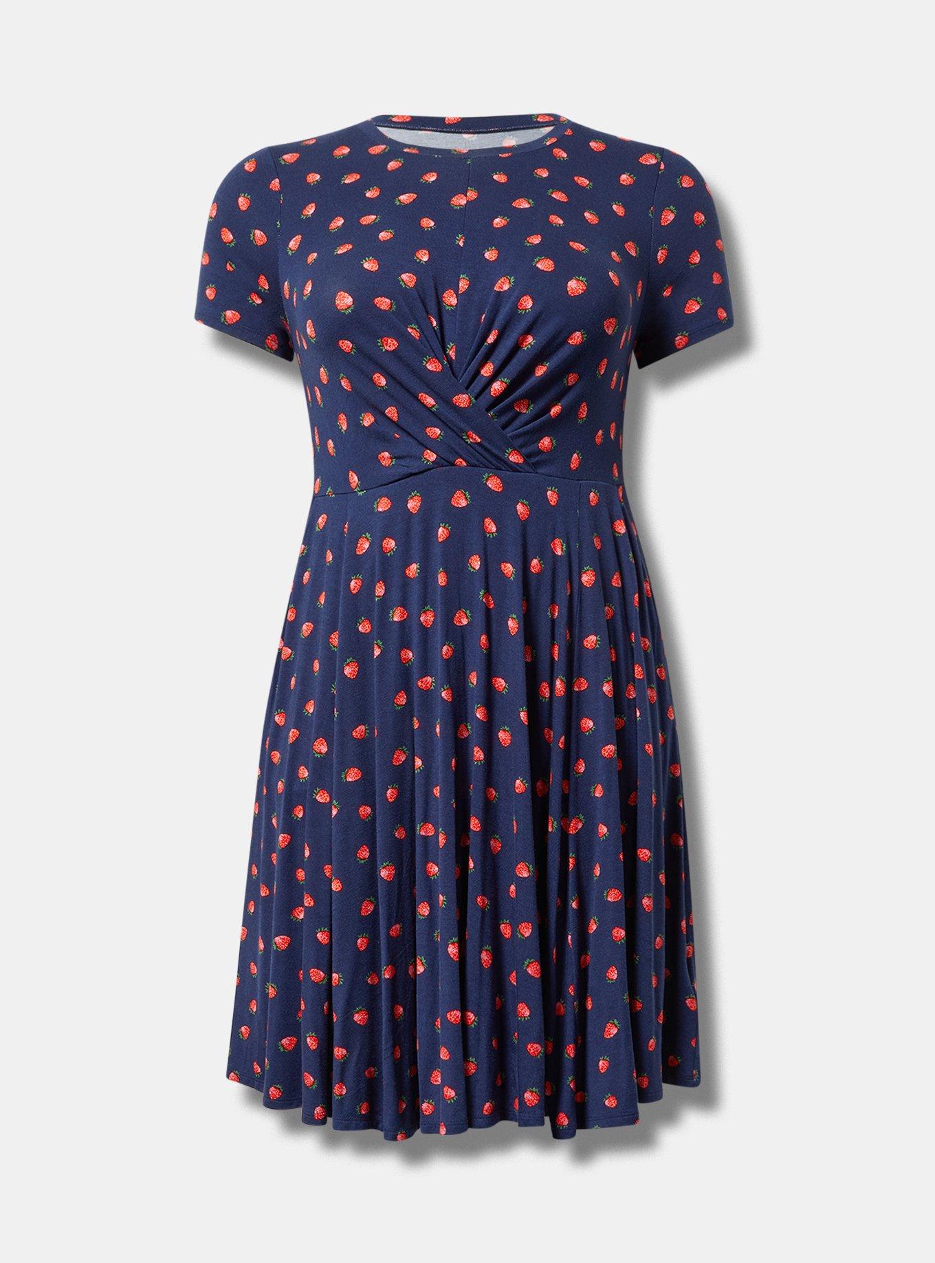 Plus Size - Skater Mini Dress - Torrid Plus Size - Skater Mini Dress - Torrid