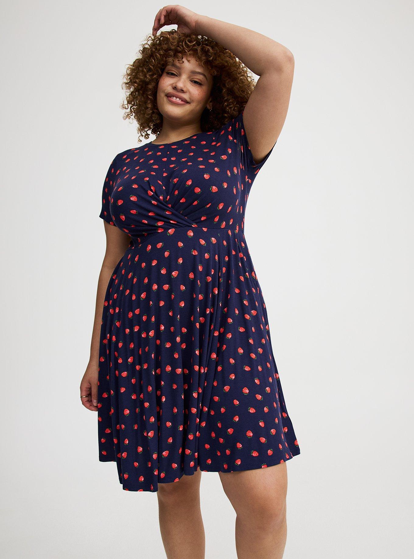 Plus Size - Skater Mini Dress - Torrid