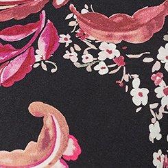 Skater Mini Dress, POP PAISLEY BLACK, swatch