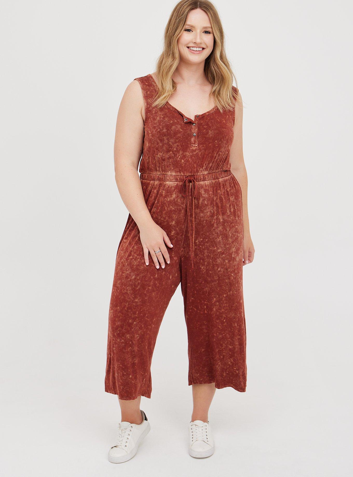 Plus Size - Torrid Jeggings - Mineral Red Wash - Torrid