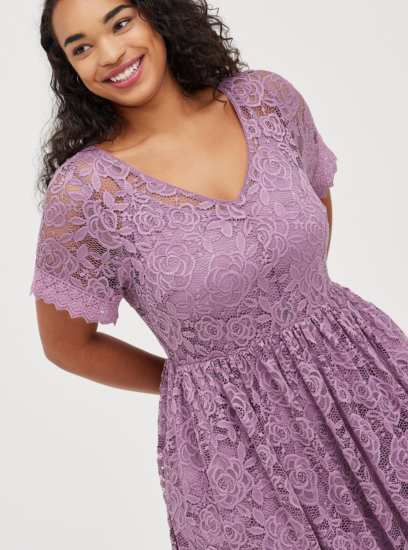 Torrid Mini Gauze Lace-Up Skater Dress Size 3X - $41 - From Candice